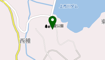 上市川第1ダム湖の地図画像