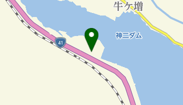 神通川第二ダムの地図画像