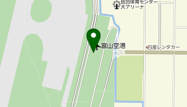 富山空港の地図画像