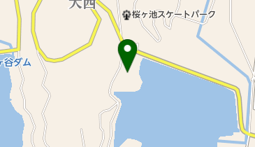 南砺市桜ヶ池公園の地図画像