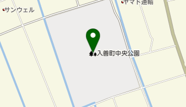 入善町中央公園の地図画像
