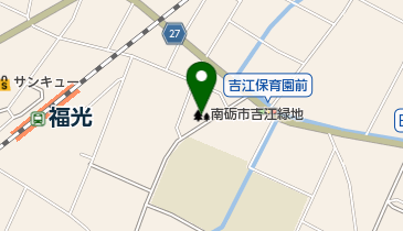 南砺市吉江緑地の地図画像