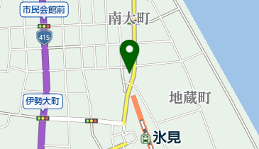 駅北緑地の地図画像