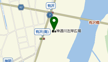 神通川左岸広場の地図画像