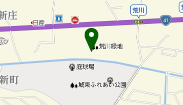 荒川緑地の地図画像