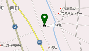 上市川緑地の地図画像