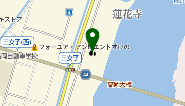 高岡庄川緑地の地図画像