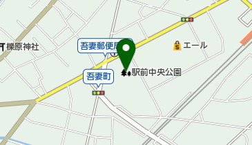 駅前中央公園の地図画像