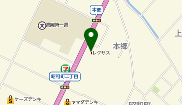 レクサスCPO高岡中央の地図画像