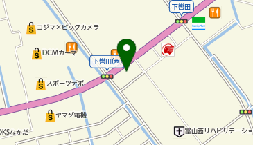 BMW富山の地図画像
