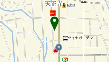 ジャパンレンタカー富山の地図画像