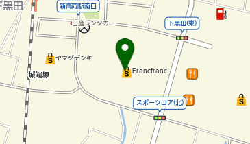アニメイトイオンモール高岡の地図画像