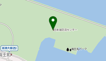 みなとオアシス海王丸パークの地図画像