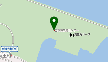 みなとオアシス海王丸パークの地図画像