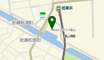 みなとオアシス富山の地図画像