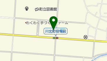 川北町役場の地図画像