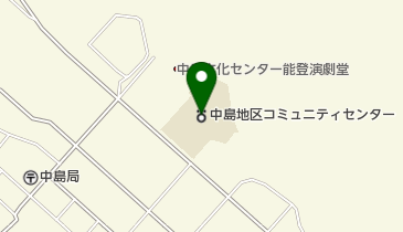 中島地区コミュニティセンターの地図画像