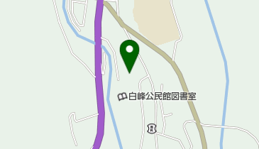 白山市白峰市民サービスセンターの地図画像