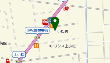 小松警察署の地図画像