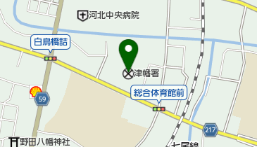 津幡警察署の地図画像