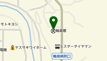 輪島警察署の地図画像