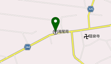 滝尾郵便局の地図画像