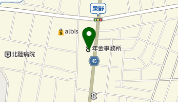金沢南年金事務所の地図画像