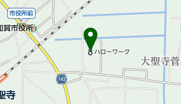 ハローワーク加賀の地図画像