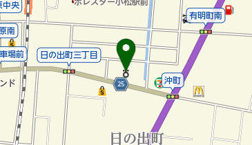 ハローワーク小松の地図画像