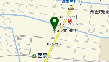 金沢市消防局の地図画像