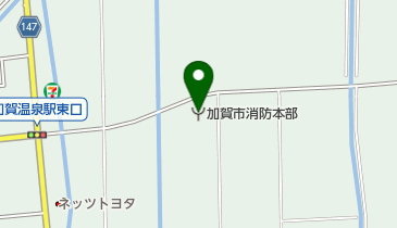 加賀市消防本部の地図画像