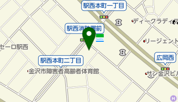 駅西消防署の地図画像