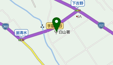 白山野々市広域事務組合白山消防署の地図画像