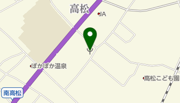 かほく市消防署高松分署の地図画像