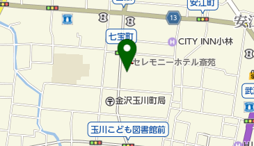 金沢市駅西消防署玉川出張所の地図画像