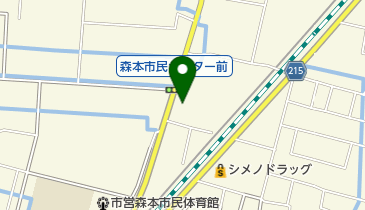 駅西消防署森本出張所の地図画像