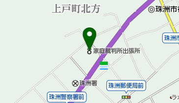 珠洲簡易裁判所の地図画像