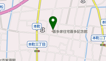 国指定重要文化財喜多家住宅喜多記念館の地図画像