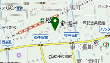 白山市立松任ふるさと館の地図画像