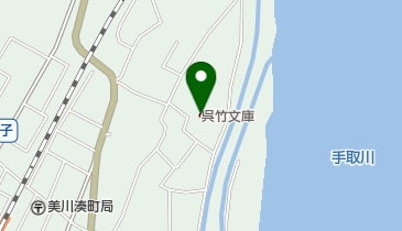 白山市呉竹文庫の地図画像