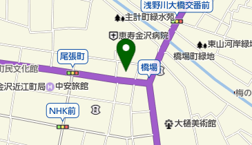 金沢美術工芸大学柳宗理記念デザイン研究所の地図画像