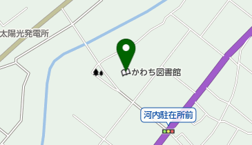 白山市立かわち図書館の地図画像