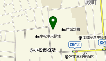 小松市立図書館の地図画像