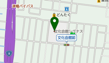 津幡町立図書館の地図画像