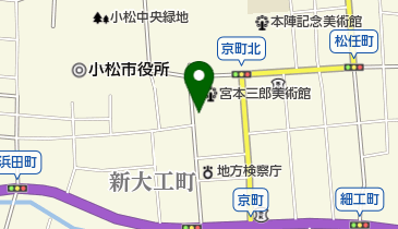小松市立空とこども絵本館の地図画像