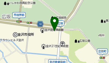 金沢100年の森美術館の地図画像