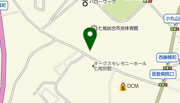 オークスセレモニーホール七尾北館の地図画像