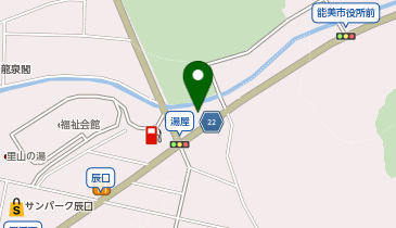 天祥閣家族葬辰口ホールの地図画像