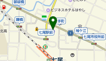 読売新聞能登支局の地図画像