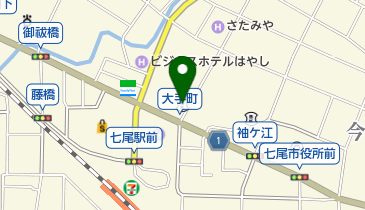 興能信用金庫七尾支店の地図画像